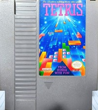 Rare Original Vintage 1985 NES Nintendo Tetris Game Cartridge Clean Tested!!