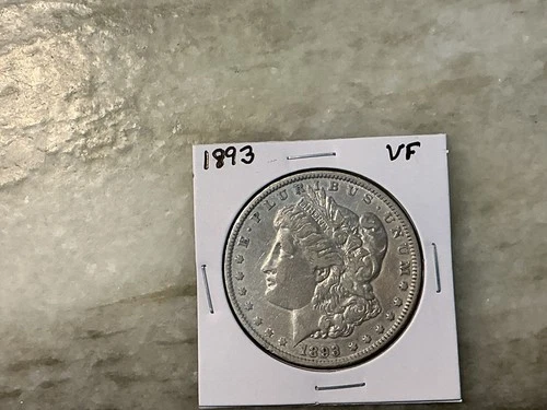 1893 Silver Morgan Dollar VF
