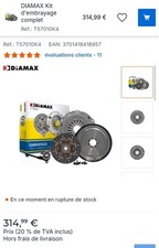 Kit d'embrayage Renault SCENIC