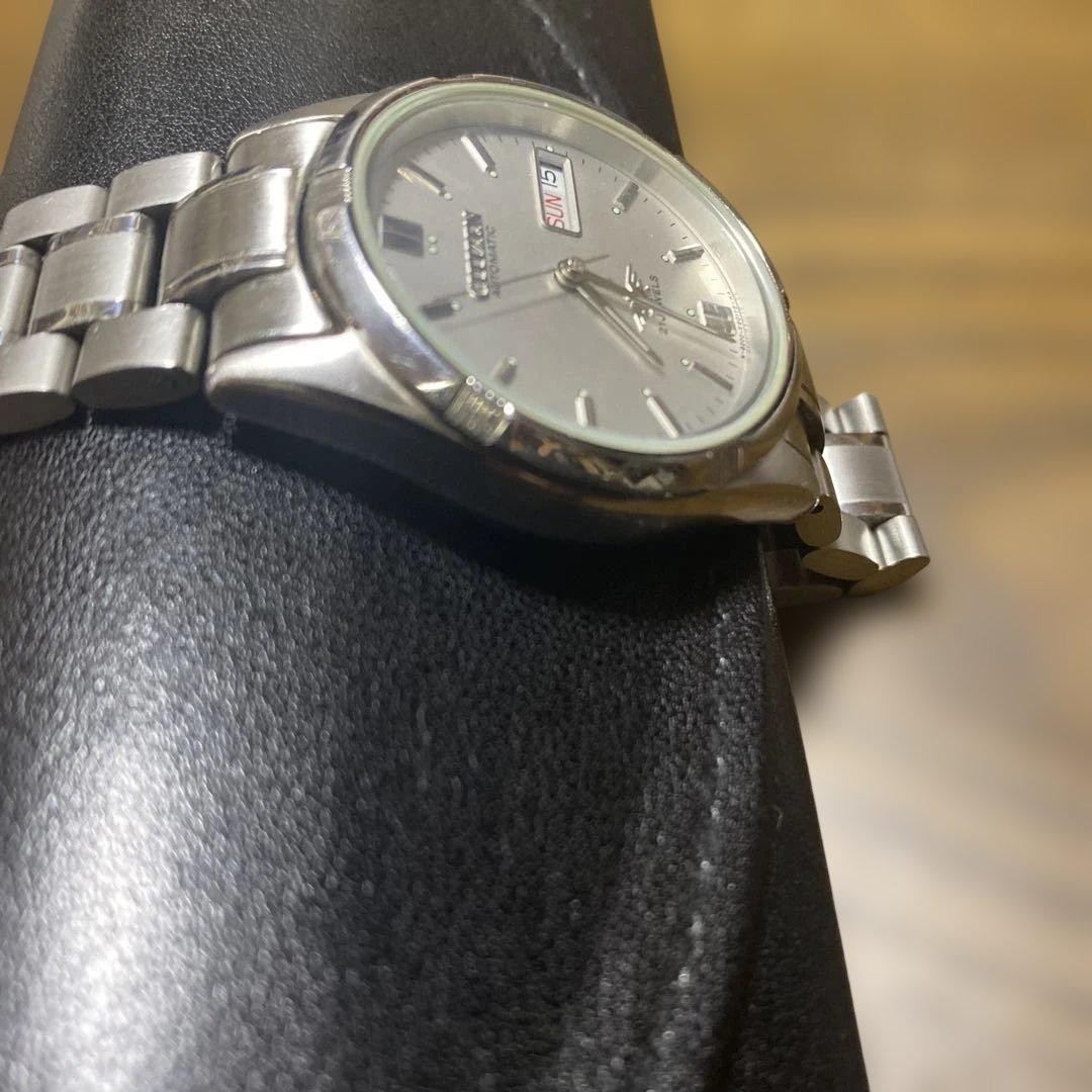 CITIZEN Eagle 7 Automatic Silver Day Date 17cm SS… - image 4