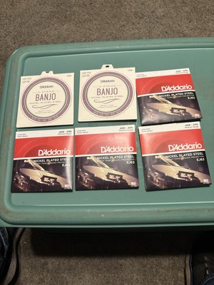 Daddario Banjo Strings Lot Of 6 Unopened Packages 