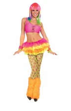 Club Candy Wide Fishnet Pantyhose Costume Hosiery Adult: Green One Size