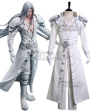 Final Fantasy VII Ever Crisis FF7EC Sephiroth Angel Ver. White Cosplay Costume