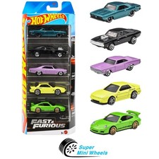 Hot Wheels 1:64 Fast  Furious 5 Pack Cars Set 2025