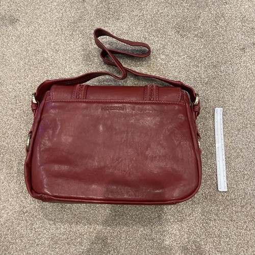 HIDESIGN Handtasche dunkelrot/burgund Leder - Bild 3 von 12