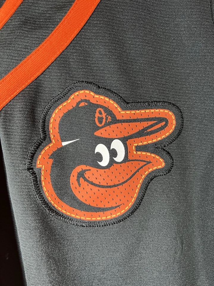 Women’s Baltimore Orioles Majestic Cool Base Team Jersey Black Orange Size M - Image 4 of 4