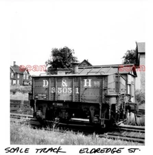 4C456 (4) RP 1960s DELAWARE & HUDSON RAILROAD SCALE TEST CAR #35051