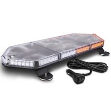 NanoFlare NFMB40 26" 80W Amber White LED Strobe Mini Light Bar for Truck Vehicle