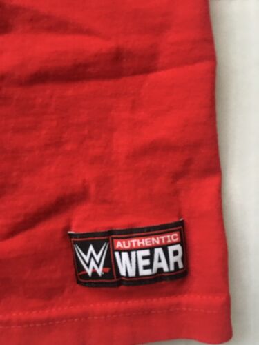 AJ Styles Untouchable Hard To Follow P1 WWE Authentic WFF Size L Red Wrestling - Picture 3 of 5