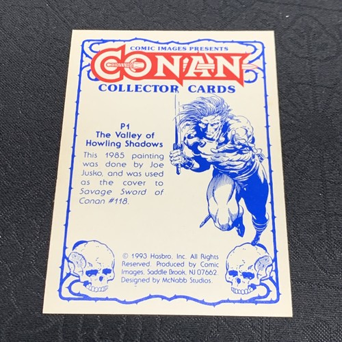 Tarjeta coleccionable CONAN Serie Uno Chase Prism Card P1 the Valley of Howling Shadows - Imagen 2 de 2