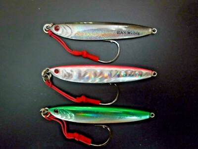 BLACK DOG SARDINE TUNA KILLER JIGS SHIMANO FLAT-FALL 100g 150g 200g 300g  (VIDEO)