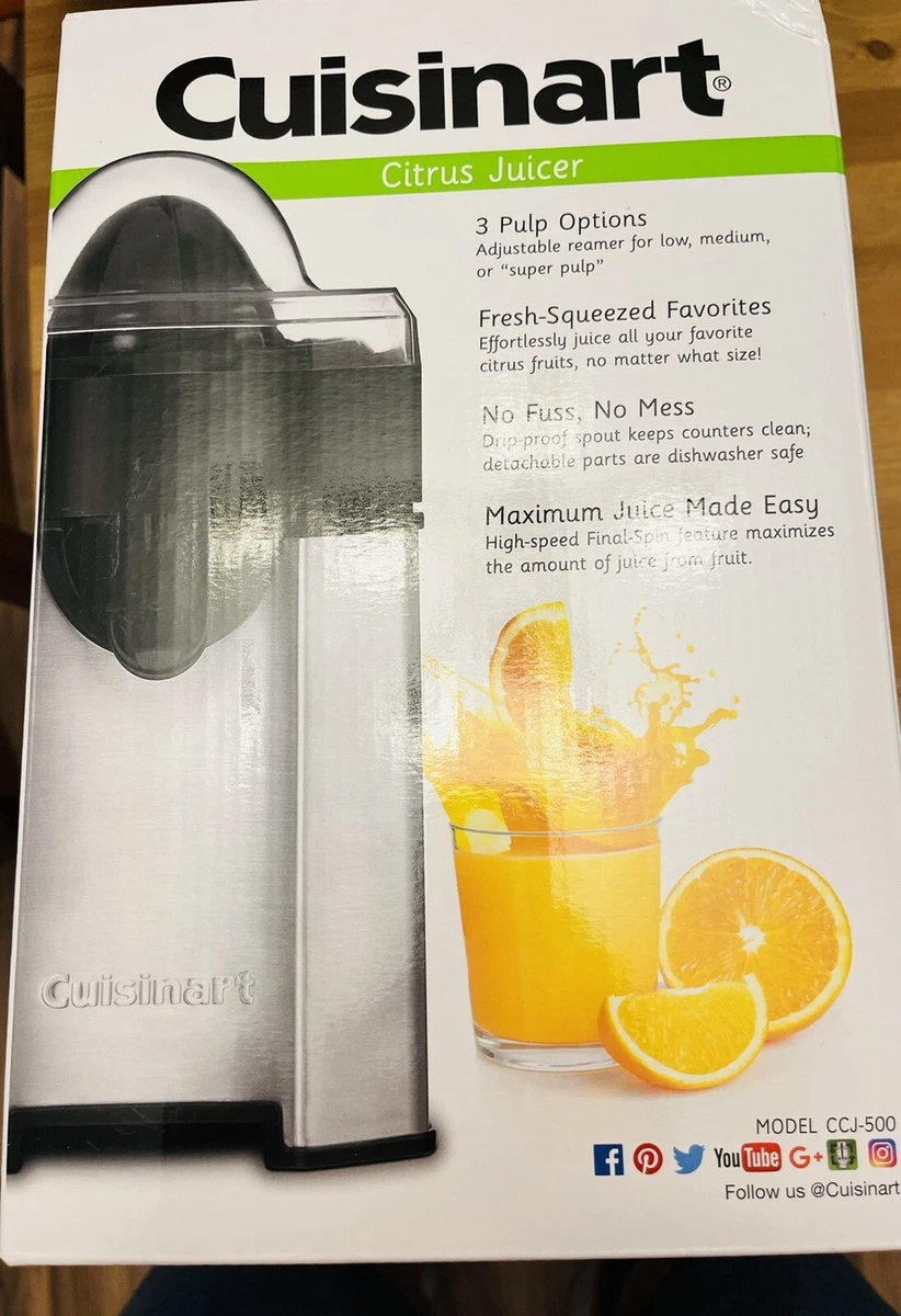 Cuisinart ccj500 citrus juicer top