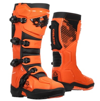 Stivali Botas De Enduro Axo Vintage AXO Leather Motocross Boots