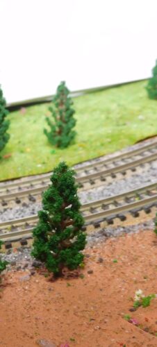 20 Dark Green Fir Trees, 48 mm High - Picture 8 of 12