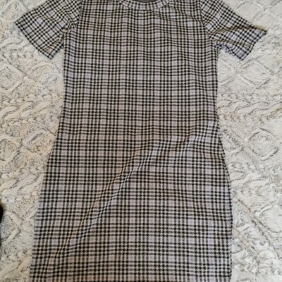h&m purple plaid dress H&M Purple Plaid Dress XL (16-18) New