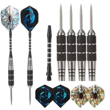 6X Steel Tungsten Tip Darts Barrel Aluminium Shafts Professional Dart Flight Set