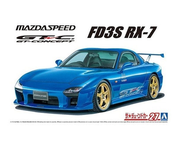 Aoshima 06147 1/24 MC#27 Mazda Speed FD3S RX-7 A-Spec GT-C '99 (Mazda)-image