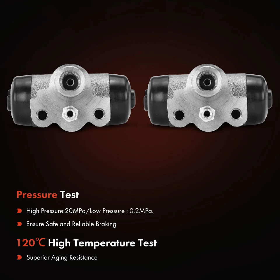 2x Rear LH & RH Drum Brake Wheel Cylinders for Nissan Versa 2009 2010 2011 1.6L - Image 4 of 4