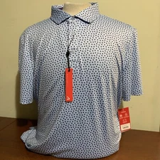 Redvanly Curlew Atmosphere Blue Mens XL Golf Polo Shirt New Nwt