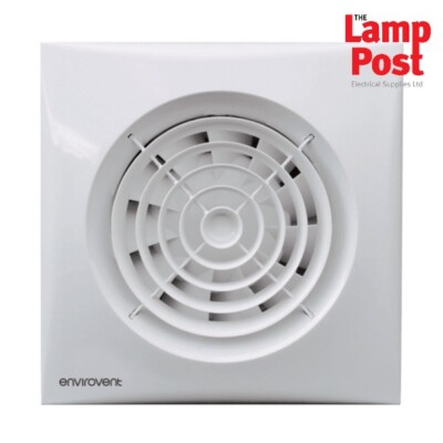 EnviroVent Silent 100 Ultra Leise WC & Bad Dunstabzugshaube mit Timer SIL100T