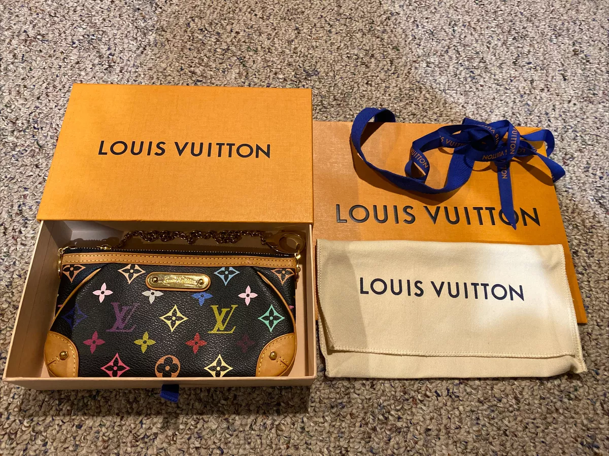 Louis Vuitton Takashi Murakami Pochette Milla Clutch Bag