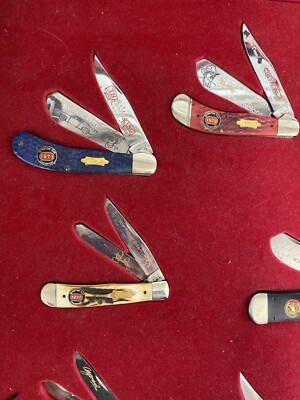 切手セット　1940~1990 希少 Nascar WINSTON MOTOR SPORTS 20Th Anniversary CASE XX Pocket Knife
