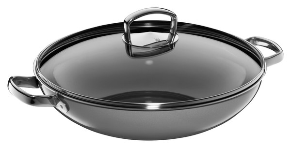 Wmf Fusiontec Mineral Wok Wokpfanne Pfanne Mit Deckel Induktion Edelstahl 36 Cm-image