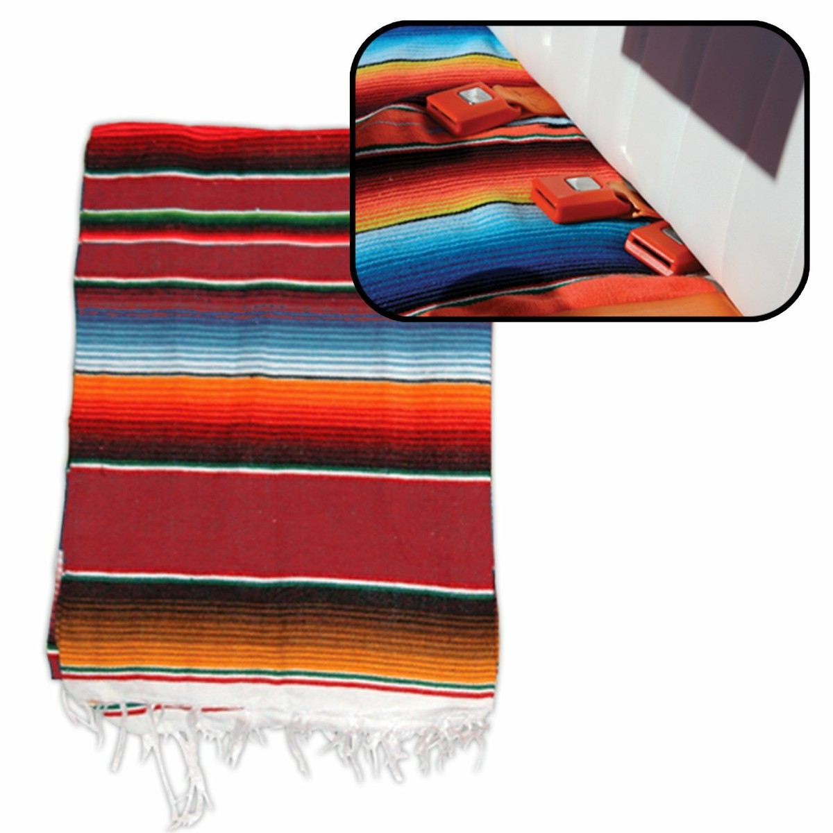 MEXICAN CLASSIC BLANKET ブランケット Handmade Classic Mexican Blankets 72