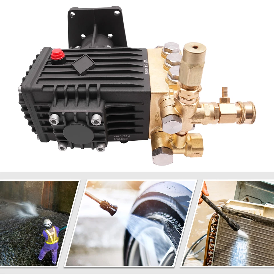 275bar 4000psi Pressure Washer Pump SJF-1807Q Direct Drive Pressure Pump 3400rpm - Image 2 of 4