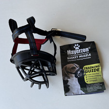 Mayerzon Anti Stop Bite Chewing Basket Muzzle Large 5 New