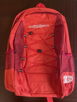 Kat – Life Kit Kat Backpack Lightweight “Live Your Break” Logo Genuine NEW