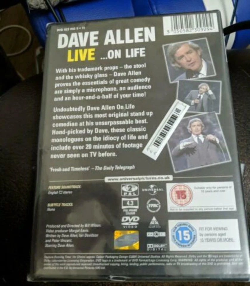 Dave Allen: On Life DVD Comedy (2004) Dave Allen - Image 2 of 2