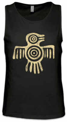 Aztec Bird II Herren Tank Top Native Indian American Azteken Sign Maya Zeichen