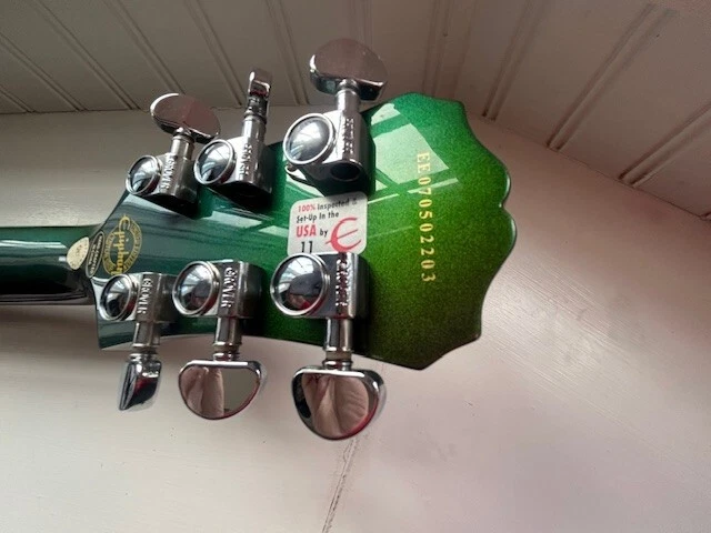 Guitarra Eléctrica Epiphone Les Paul Estándar Verde Camaleón Edición Limitada Rara Foto 4 de 4