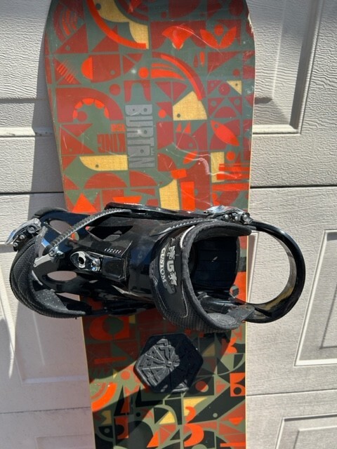 Burton KING Snowboard 158cm W Burton Custom Bindings and