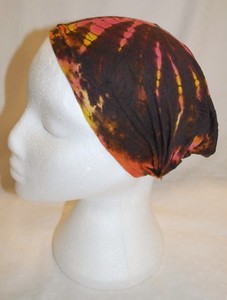 Nepal Fairly Traded Ethnic Ethical Boho Bandana New Tie Dye Hair Band Wrap