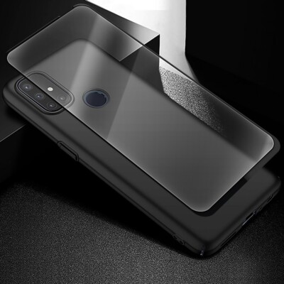 9H Tempered Glass Screen Protector & Shockproof TPU Case for OnePlus Nord N10 5G