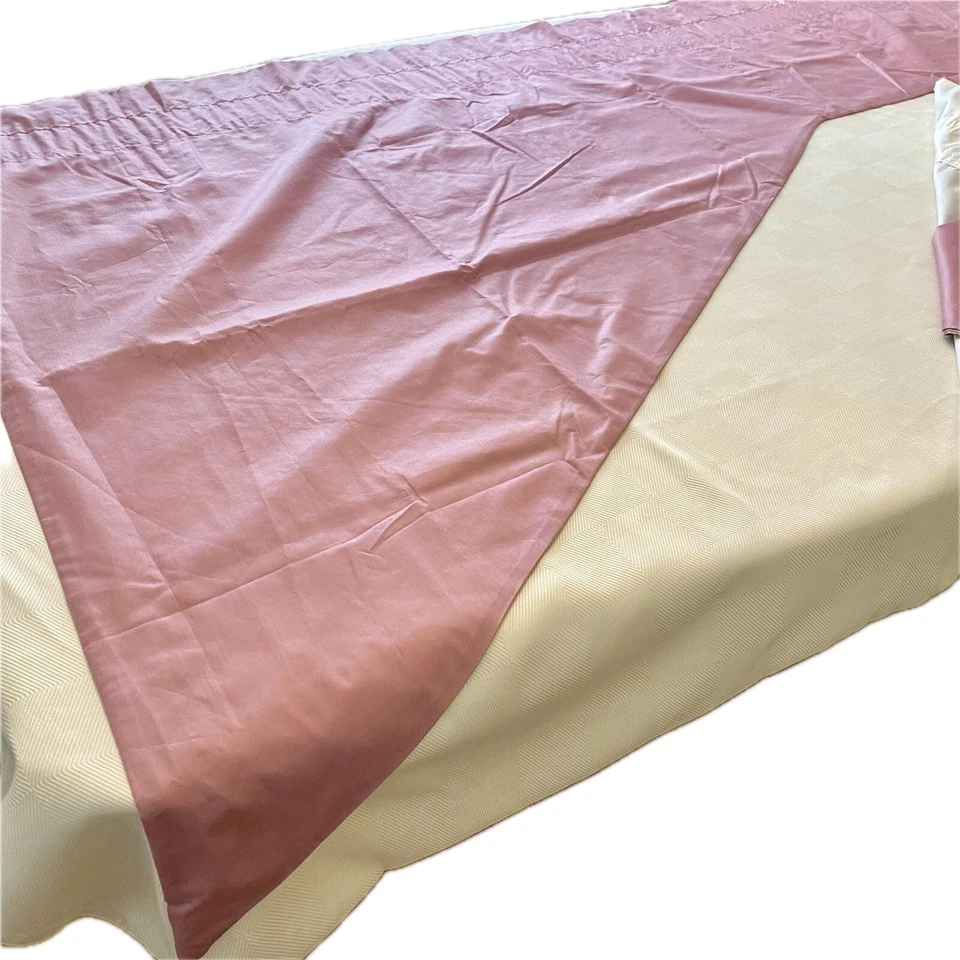 De Colección Swag Cortinas Años 80 Rosa Chintz Casa de Campo SET 2 68" (136" Total) Foto 3 de 4