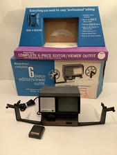 VINTAGE KEYSTONE K-250 EDITOR VIEWER OUTFIT IN ORIGINAL BOX FOR PARTS OR REPAIR