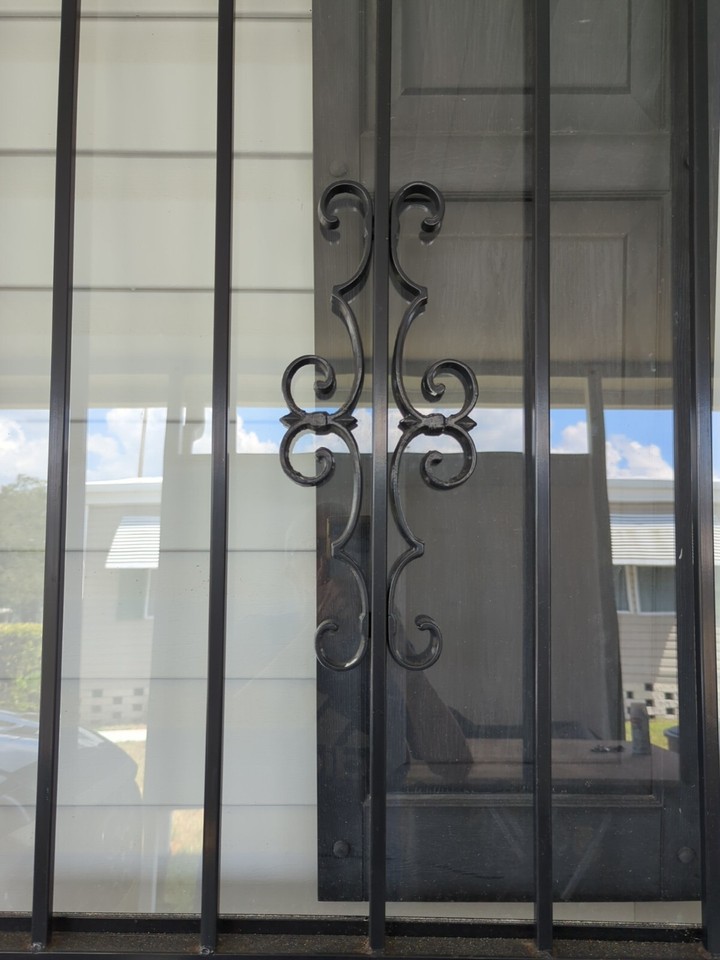 metal security screen door eBay