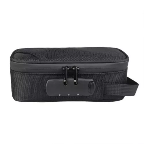 Smell Proof Stash Bag Carbon Lined stash Bag Lock Discreet Secure Rolling Box - Picture 4 of 12