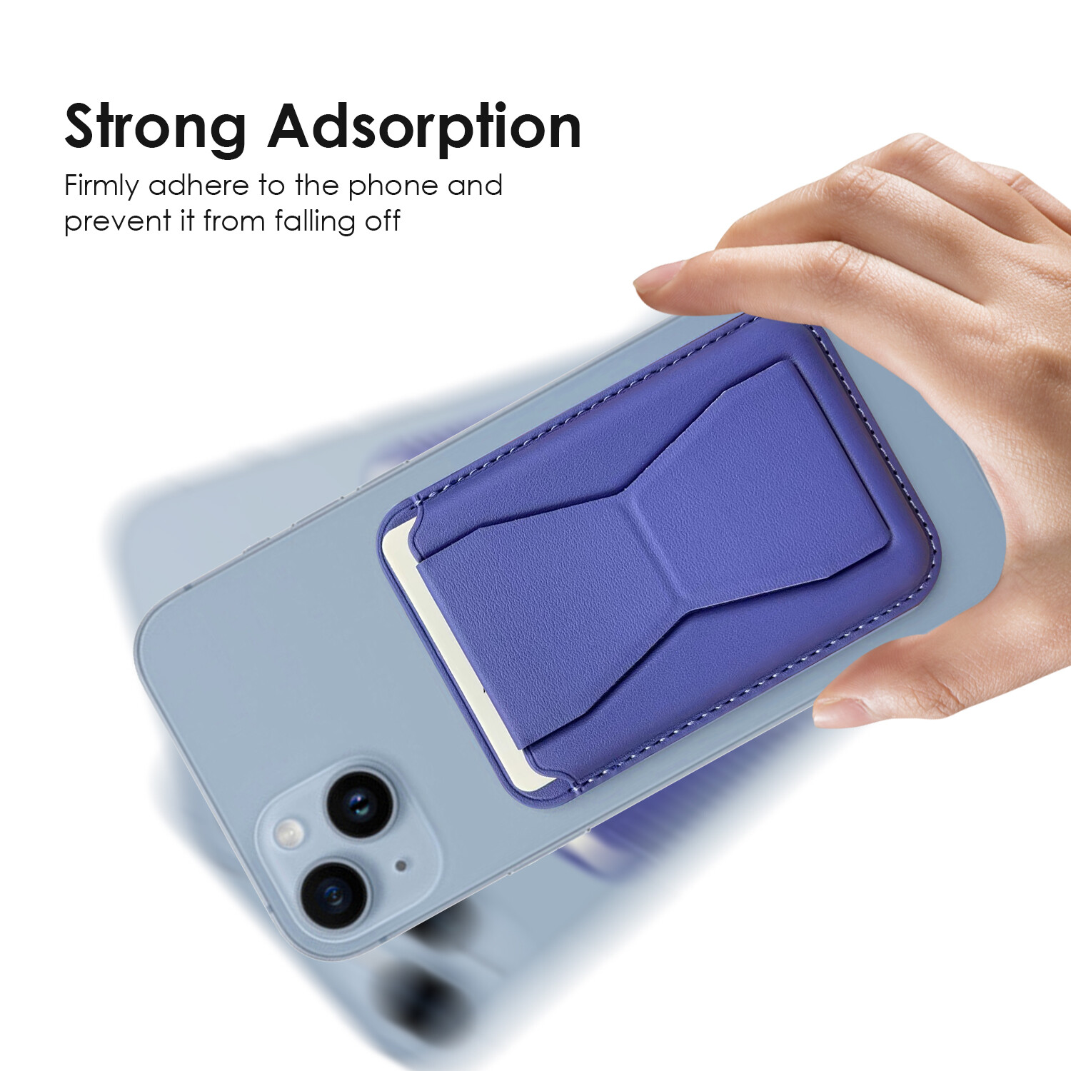 Leather Wallet Card Holder Stand MagSafe Pouch Case For iPhone