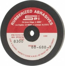 Made in USA 2-1/2" Diam x 1/4" Hole x 1/4" Thick, 240 Grit Surface Grinding W...