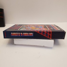 Ghosts N Goblins Nintendo NES Round Seal Black Box Hang Tab 5 Screw NO REV A
