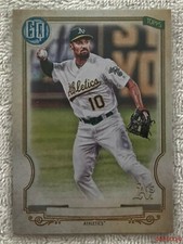 2020 Topps Gypsy Queen MARCUS SEMIEN #212 MISSING NAMEPLATE Oakland Athletics
