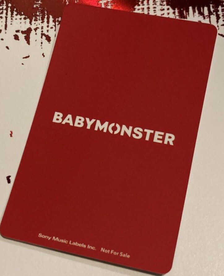 2024 Official BABYMONSTER Baby Monster Ruka Tower Records
