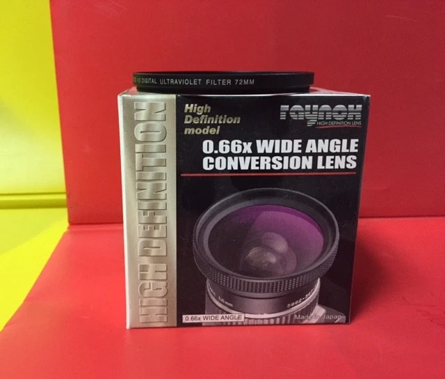 RAYNOX HD-6600 0.66x WIDE ANGLE 46mm +UV 72mm PRO JVC GZ-HM1/GZ-HM1SEK/GZ-HM400 - Image 4 of 4