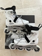 Roxa F-9 White Inline Skates 90mm Wheels Brand New Size 40/ 8.5 US Rollerblades