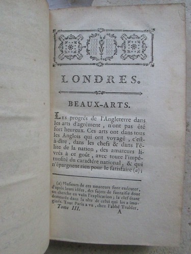 GROSLEY : LONDRES, 1770. 3 volumes, complet du grand plan dépliant de Londres. - Picture 18 of 24