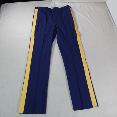 US Army Dress Pants Mens 41 Blue ASU Service Uniform Trousers NCO Officer 41x37